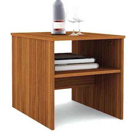 ET-3486 Woodland End Table with Shelf